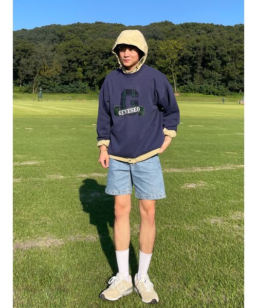 LETTERCOMO(レテルコモ)の「NEU デニムショーツ_ライトブルー(その他パンツ・メンズ・その他・LARGE/MEDIUM/SMALL)」の5枚目の写真