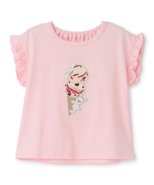 petit main(プティマイン)の「【サーティワン アイスクリーム】【冷感】グラフィック半袖Tシャツ(Tシャツ/カットソー・キッズ・カラフル/オフホワイト/ライトブルー/ライトピンク・90cm/110cm/130cm/120cm/100cm)」の16枚目の写真