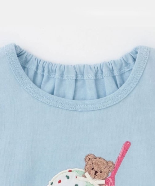 petit main(プティマイン)の「【サーティワン アイスクリーム】【冷感】グラフィック半袖Tシャツ(Tシャツ/カットソー・キッズ・カラフル/オフホワイト/ライトブルー/ライトピンク・90cm/110cm/130cm/120cm/100cm)」の7枚目の写真