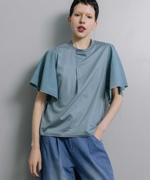 【接触冷感/撥水加工/花粉防止】フロントタックTシャツ