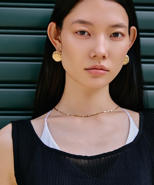 kiehtova（キエトヴァ）の「【kiehtova】SOFT PLEATS SHEER TANK/ソフトプリーツシアータンク KTWR64（タンクトップ・レディース・ブラック/ライトブルー/ピンク・FREE）」の5枚目の写真