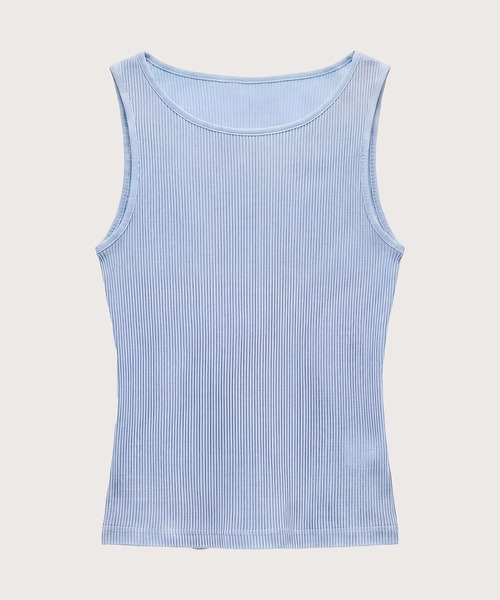 kiehtova（キエトヴァ）の「【kiehtova】SOFT PLEATS SHEER TANK/ソフトプリーツシアータンク KTWR64（タンクトップ・レディース・ブラック/ライトブルー/ピンク・FREE）」の12枚目の写真