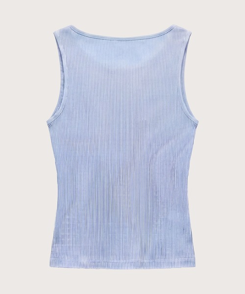 kiehtova（キエトヴァ）の「【kiehtova】SOFT PLEATS SHEER TANK/ソフトプリーツシアータンク KTWR64（タンクトップ・レディース・ブラック/ライトブルー/ピンク・FREE）」の13枚目の写真