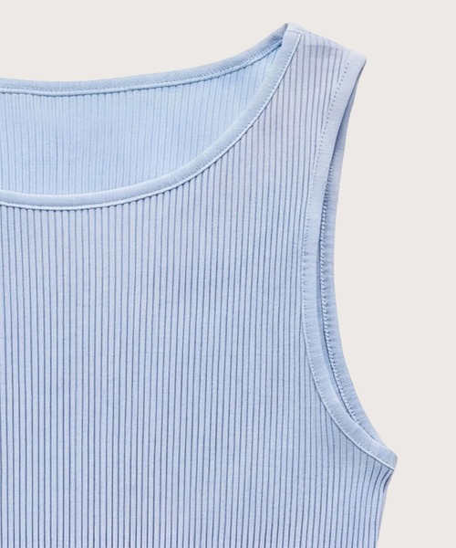 kiehtova（キエトヴァ）の「【kiehtova】SOFT PLEATS SHEER TANK/ソフトプリーツシアータンク KTWR64（タンクトップ・レディース・ブラック/ライトブルー/ピンク・FREE）」の14枚目の写真