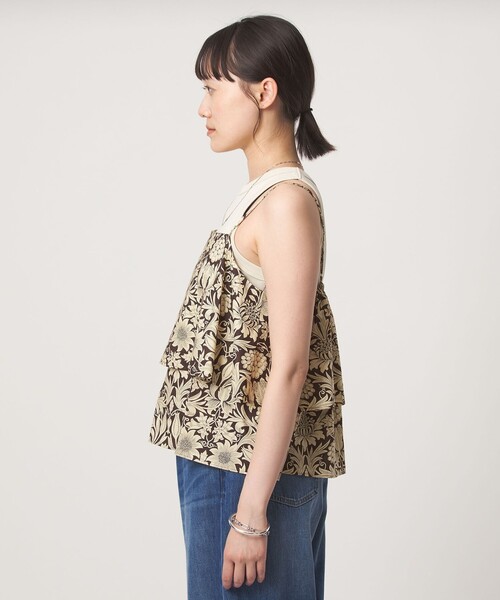 green label relaxing(グリーンレーベルリラクシング)の「リバティプリント キャミソール(キャミソール・レディース・ダークブラウン/ベージュ・FREE)」の20枚目の写真