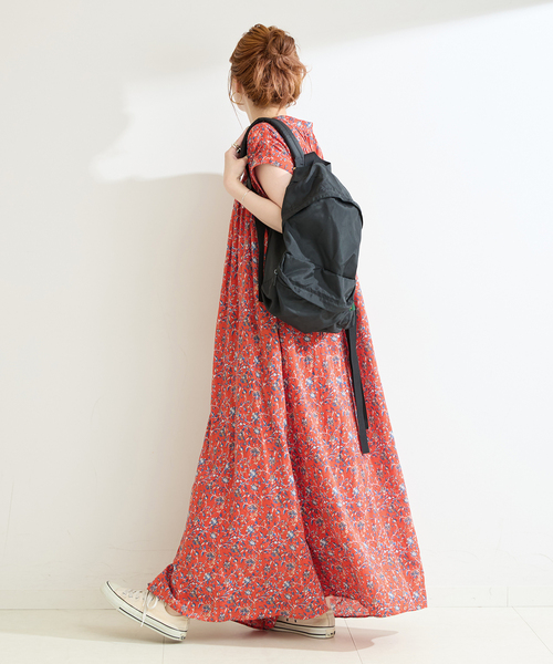 B.C STOCK(ベーセーストック)の「《S/Mサイズ展開》手洗い可 / ボイルタックワンピース(ワンピース・レディース・サックスブルー/イエロー/レッド/ブラウン/ブラック系その他/ブラック・SMALL/MEDIUM)」の22枚目の写真