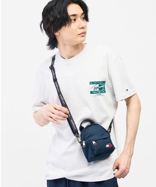 tommy jeans（トミー ジーンズ）の「【オンライン限定】 エッセンシャルロゴストラップクロスボディバッグ（ボディバッグ/ウエストポーチ・レディース・ホワイト/マルチ・FREE）」の13枚目の写真