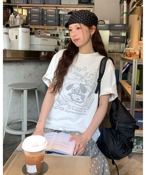 inst.ALL(インストール)の「ドットバルーンスカート風パンツ(その他パンツ・レディース・ライトグレー/サックスブルー・M)」の19枚目の写真
