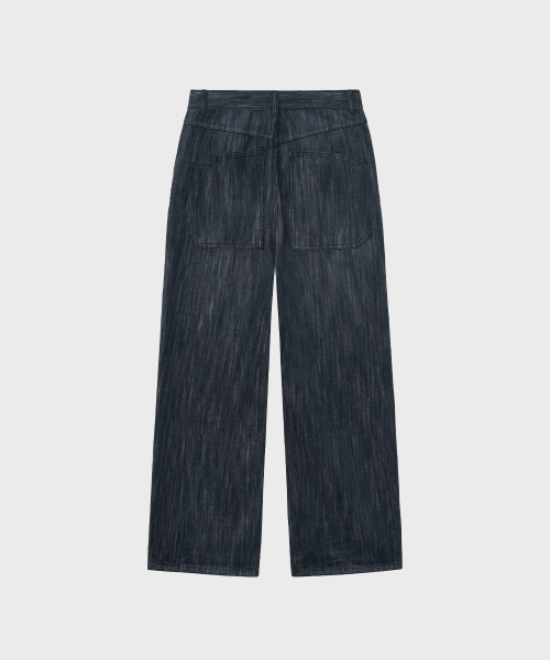 INTEMPOMOOD(インテンポムード)の「スラブワイドデニムパンツ_インディゴ(デニムパンツ・レディース・ネイビー・LARGE/MEDIUM/X-LARGE)」の5枚目の写真