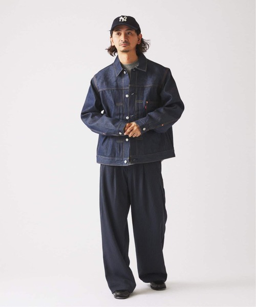 Levi's(リーバイス)の「Levi’s(R) / リーバイス(R) 別注 TYPE1 リジッド トラッカージャケット(デニムジャケット・メンズ・ネイビー・MEDIUM/SMALL/X-SMALL/XXX-LARGE/XX-LARGE/X-LARGE/LARGE)」の17枚目の写真