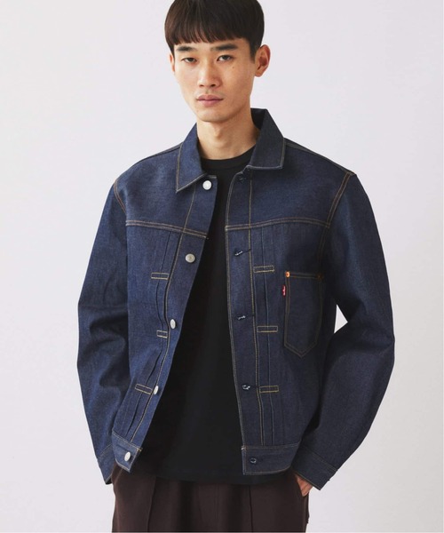 Levi's(リーバイス)の「Levi’s(R) / リーバイス(R) 別注 TYPE1 リジッド トラッカージャケット(デニムジャケット・メンズ・ネイビー・MEDIUM/SMALL/X-SMALL/XXX-LARGE/XX-LARGE/X-LARGE/LARGE)」の19枚目の写真