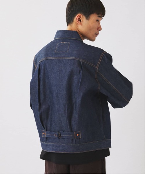 Levi's(リーバイス)の「Levi’s(R) / リーバイス(R) 別注 TYPE1 リジッド トラッカージャケット(デニムジャケット・メンズ・ネイビー・MEDIUM/SMALL/X-SMALL/XXX-LARGE/XX-LARGE/X-LARGE/LARGE)」の20枚目の写真
