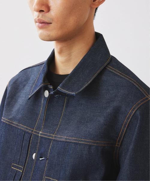 Levi's(リーバイス)の「Levi’s(R) / リーバイス(R) 別注 TYPE1 リジッド トラッカージャケット(デニムジャケット・メンズ・ネイビー・MEDIUM/SMALL/X-SMALL/XXX-LARGE/XX-LARGE/X-LARGE/LARGE)」の22枚目の写真