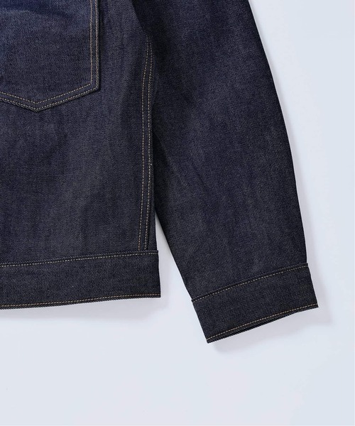 Levi's(リーバイス)の「Levi’s(R) / リーバイス(R) 別注 TYPE1 リジッド トラッカージャケット(デニムジャケット・メンズ・ネイビー・MEDIUM/SMALL/X-SMALL/XXX-LARGE/XX-LARGE/X-LARGE/LARGE)」の8枚目の写真