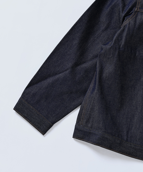 Levi's(リーバイス)の「Levi’s(R) / リーバイス(R) 別注 TYPE1 リジッド トラッカージャケット(デニムジャケット・メンズ・ネイビー・MEDIUM/SMALL/X-SMALL/XXX-LARGE/XX-LARGE/X-LARGE/LARGE)」の12枚目の写真