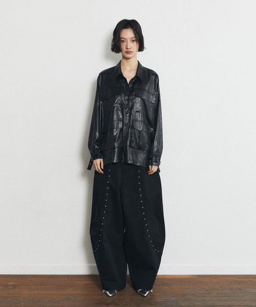 HALF DEVIL US(ハーフデビルアス)の「コットンバルーンパンツ_ブラック(その他パンツ・レディース・その他・MEDIUM/SMALL)」の8枚目の写真
