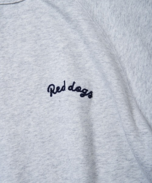NO NEED(ノーニード)の「Red Dogs チェーンステッチスウェットT(スウェット・メンズ・ライトグレー/サックスブルー/ネイビー・M/L)」の15枚目の写真