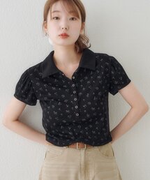 Kastane | フラワーチビポロtee(ポロシャツ)