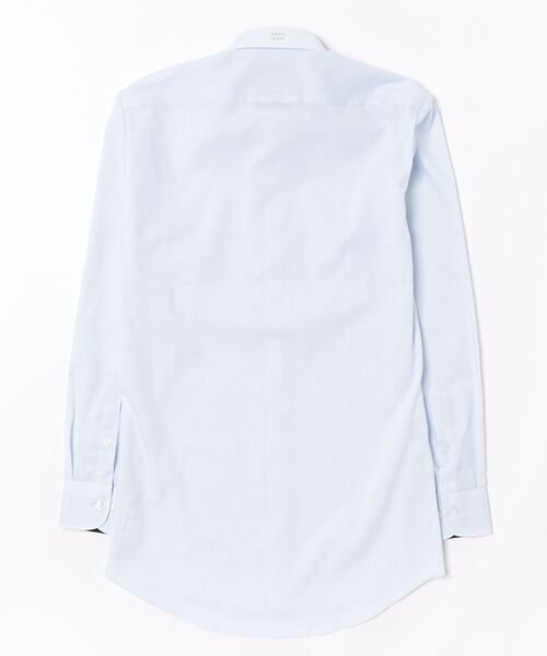 TOKYO SHIRTS(トウキョウシャツ)の「【超形態安定】 形態安定ノンアイロン ワイド 長袖ビジネスワイシャツ(大きいサイズ・長いサイズ)(ビジネスシャツ・メンズ・サックスブルー・首回り39cm-裄丈88cm/首回り41cm-裄丈90cm/首回り42cm-裄丈90cm/首回り43cm-裄丈90cm/首回り45cm-裄丈82cm/首回り45cm-裄丈86cm/首回り45cm-裄丈90cm/首回り47cm-裄丈86cm/首回り47cm-裄丈90cm)」の7枚目の写真