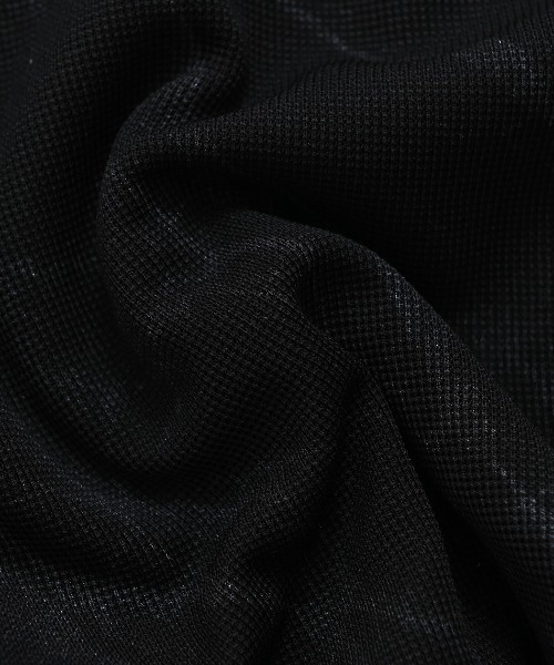 Bernings Sho(バーニングショー)の「『Bernings Sho/バーニングショー』クラック柄ショール7分袖ガウン(カーディガン/ボレロ・メンズ・ブラック/ホワイト・XL/L/M)」の3枚目の写真