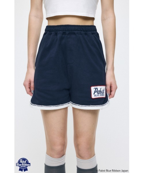 MOUSSY(マウジー)の「PABST ショーツ(その他パンツ・レディース・ネイビー/ホワイト系その他・FREE)」の1枚目の写真