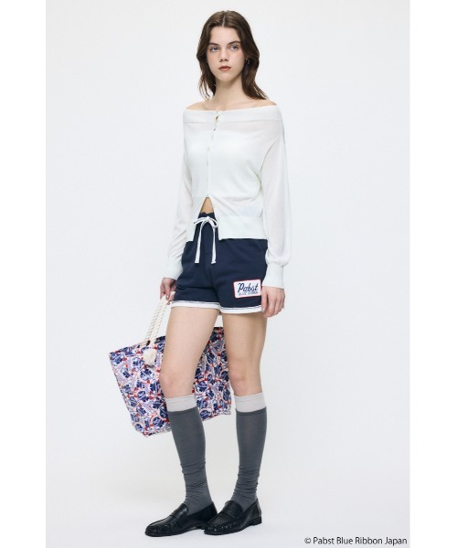 MOUSSY(マウジー)の「PABST ショーツ(その他パンツ・レディース・ネイビー/ホワイト系その他・FREE)」の6枚目の写真