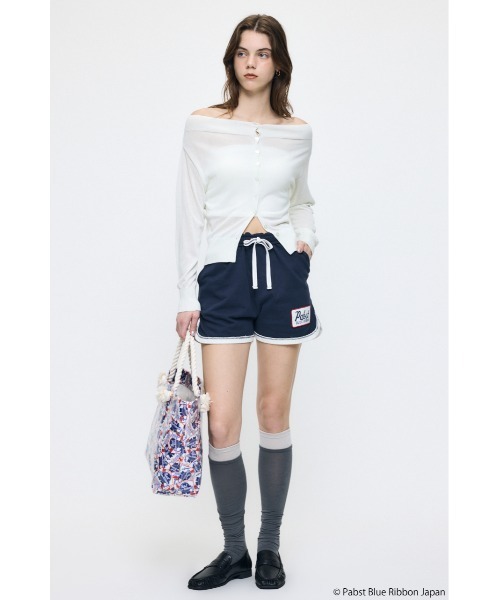 MOUSSY(マウジー)の「PABST ショーツ(その他パンツ・レディース・ネイビー/ホワイト系その他・FREE)」の7枚目の写真