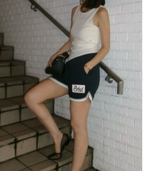 MOUSSY(マウジー)の「PABST ショーツ(その他パンツ・レディース・ネイビー/ホワイト系その他・FREE)」の22枚目の写真