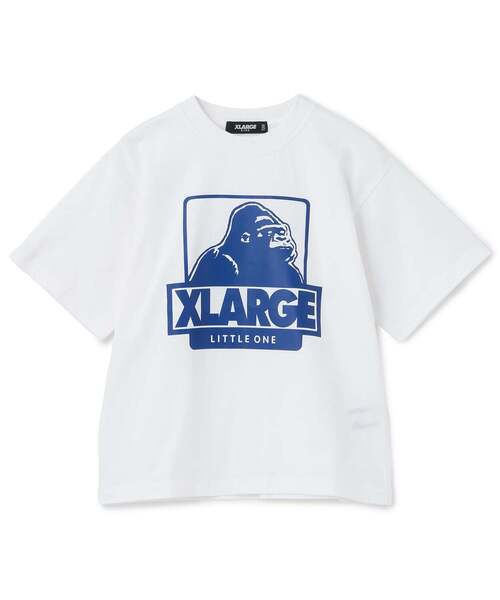 XLARGE KIDS(エクストララージキッズ)の「OG半袖Tシャツ(Tシャツ/カットソー・キッズ・ベージュ/ライトブルー/ホワイト/ブラック・80cm/120cm/100cm/110cm/130cm/140cm/90cm)」の1枚目の写真