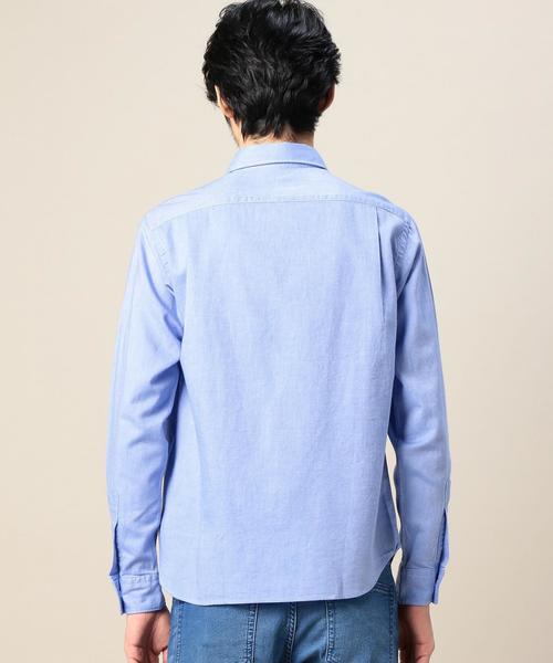 BEAUTY&YOUTH UNITED ARROWS（ビューティーアンドユースユナイテッドアローズ）の「BY ギザ/ビエラ レギュラーカラーシャツ◆（シャツ/ブラウス・メンズ・オリーブ/ライトブルー/ネイビー/ホワイト・X-LARGE/MEDIUM/X-SMALL/SMALL/LARGE）」の5枚目の写真