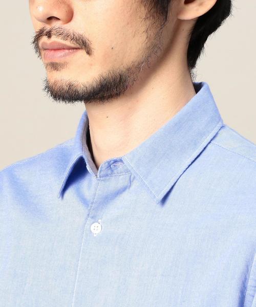 BEAUTY&YOUTH UNITED ARROWS（ビューティーアンドユースユナイテッドアローズ）の「BY ギザ/ビエラ レギュラーカラーシャツ◆（シャツ/ブラウス・メンズ・オリーブ/ライトブルー/ネイビー/ホワイト・X-LARGE/MEDIUM/X-SMALL/SMALL/LARGE）」の9枚目の写真