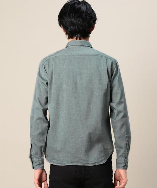 BEAUTY&YOUTH UNITED ARROWS（ビューティーアンドユースユナイテッドアローズ）の「BY ギザ/ビエラ レギュラーカラーシャツ◆（シャツ/ブラウス・メンズ・オリーブ/ライトブルー/ネイビー/ホワイト・X-LARGE/MEDIUM/X-SMALL/SMALL/LARGE）」の10枚目の写真