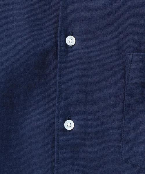 BEAUTY&YOUTH UNITED ARROWS（ビューティーアンドユースユナイテッドアローズ）の「BY ギザ/ビエラ レギュラーカラーシャツ◆（シャツ/ブラウス・メンズ・オリーブ/ライトブルー/ネイビー/ホワイト・X-LARGE/MEDIUM/X-SMALL/SMALL/LARGE）」の15枚目の写真