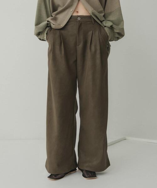 KBF(ケイビーエフ)の「Siltrata Melt pants(その他パンツ・レディース・ブラウン系その他/オリーブ・MEDIUM/LARGE)」の1枚目の写真