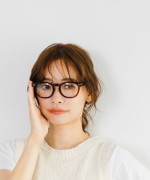 mysty woman（ミスティウーマン）の「【WEB限定】調光太縁サングラス 1049320（サングラス・レディース・ブラウン・FREE）」の2枚目の写真