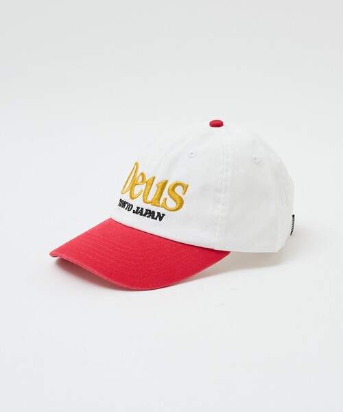 DEUS EX MACHINA(デウスエクスマキナ)の「【DEUS EX MACHINA / デウスエクスマキナ】Metro Cap / メトロキャップ / ユニセックス(キャップ・メンズ・ネイビー/レッド・フリー)」の1枚目の写真