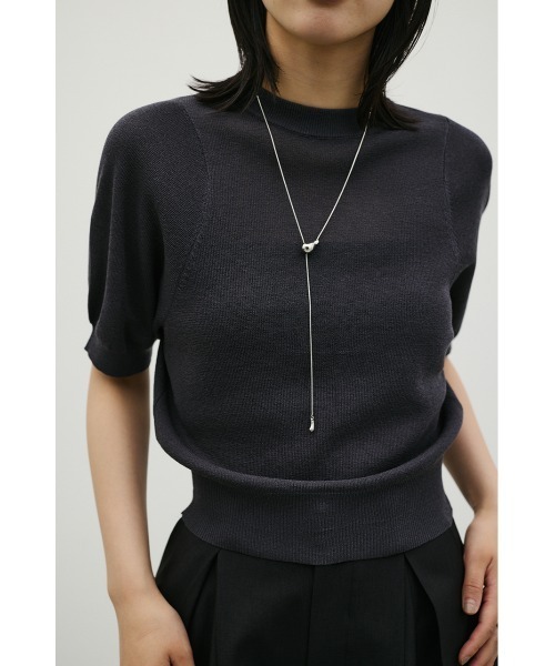 STYLEMIXER(スタイルミキサー)の「バックオープンニット(ニット/セーター・レディース・チャコールグレー/アイボリー/キャメル・FREE)」の16枚目の写真