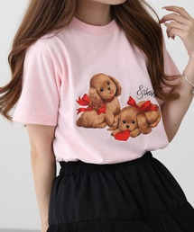 &soiree 【シルエット選べる2サイズ】ヴィンテージドックTシャツ 半袖
