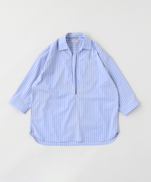 B.C STOCK(ベーセーストック)の「【2点セット】ドビーポプリンバルーズタンクSET(シャツ/ブラウス・メンズ・ブルー系その他/ホワイト/ネイビー・MEDIUM/LARGE)」の14枚目の写真
