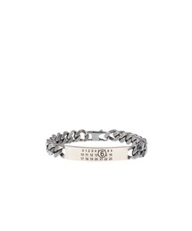 MM6 Maison Margiela（ｴﾑｴﾑｼｯｸｽ ﾒｿﾞﾝ ﾏﾙｼﾞｪﾗ）の「MINIMAL LOGO ID TAG CURB BRACELET（ブレスレット）」