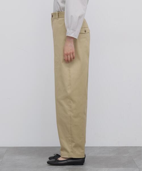 human woman(ヒューマンウーマン)の「◆コットンツイルストレッチバレルパンツ(その他パンツ・レディース・ベージュ/ネイビー・SMALL/MEDIUM)」の7枚目の写真