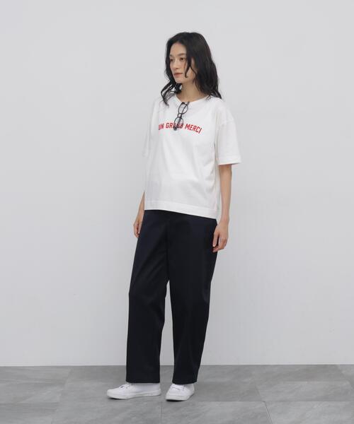 human woman(ヒューマンウーマン)の「◆コットンツイルストレッチバレルパンツ(その他パンツ・レディース・ベージュ/ネイビー・SMALL/MEDIUM)」の15枚目の写真
