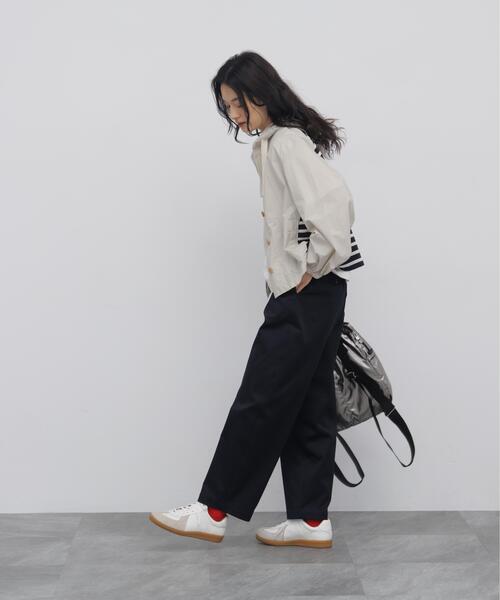 human woman(ヒューマンウーマン)の「◆コットンツイルストレッチバレルパンツ(その他パンツ・レディース・ベージュ/ネイビー・SMALL/MEDIUM)」の17枚目の写真