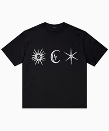 SPヘビウェイトフォーチュン半袖Tシャツブラック