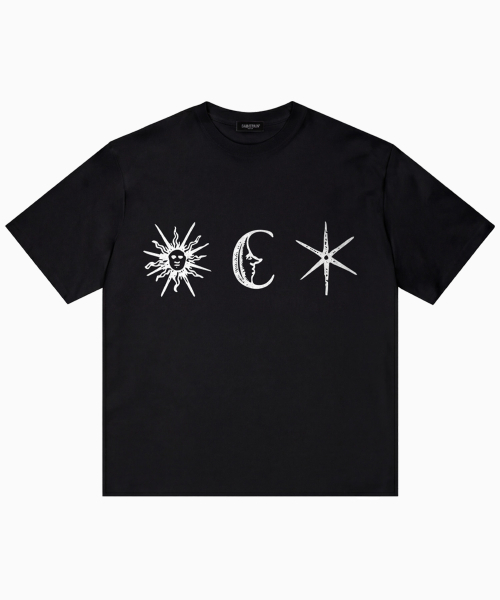 SAINTPAIN(セイントペイン)の「SPヘビウェイトフォーチュン半袖Tシャツブラック(Tシャツ/カットソー・レディース・その他・MEDIUM/LARGE)」の1枚目の写真