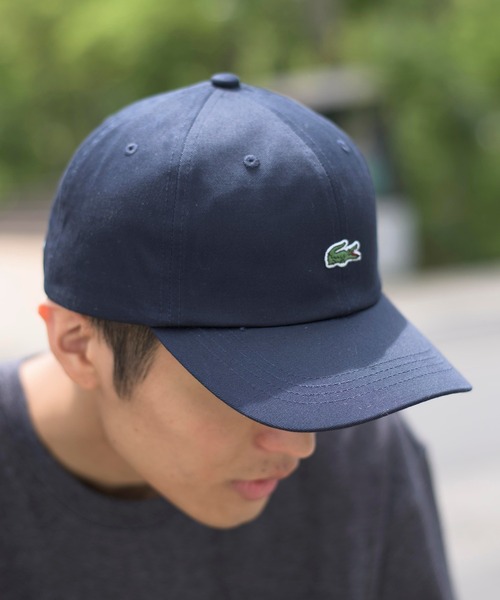 LACOSTE(ラコステ)の「【LACOSTE】one point crocodile CAP(キャップ・メンズ・ブラック/ネイビー/ベージュ・FREE)」の5枚目の写真