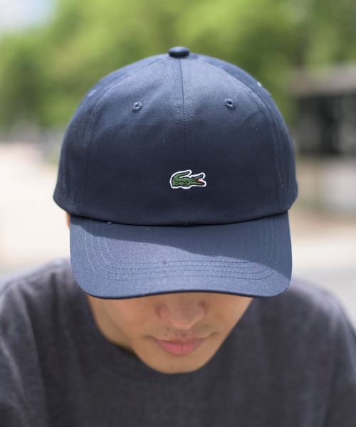 LACOSTE(ラコステ)の「【LACOSTE】one point crocodile CAP(キャップ・メンズ・ブラック/ネイビー/ベージュ・FREE)」の6枚目の写真
