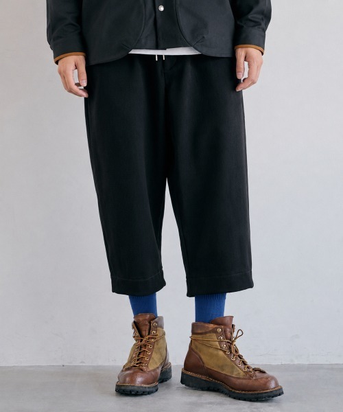 rehacer(レアセル)の「rehacer : Orb Sarouel Pants / オーブ ソフトサルエル アンクルカットパンツ(その他パンツ・メンズ・グレー/ブラック・SMALL/LARGE/MEDIUM)」の1枚目の写真