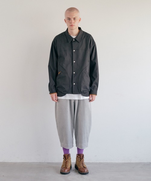 rehacer(レアセル)の「rehacer : Orb Sarouel Pants / オーブ ソフトサルエル アンクルカットパンツ(その他パンツ・メンズ・グレー/ブラック・SMALL/LARGE/MEDIUM)」の10枚目の写真