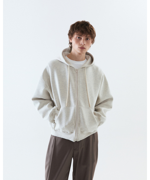THEENDQUESTION(ジエンドクエスチョン)の「Neoprene hood zip-up jumper / OATMEAL(パーカー・レディース・その他・1/2)」の6枚目の写真